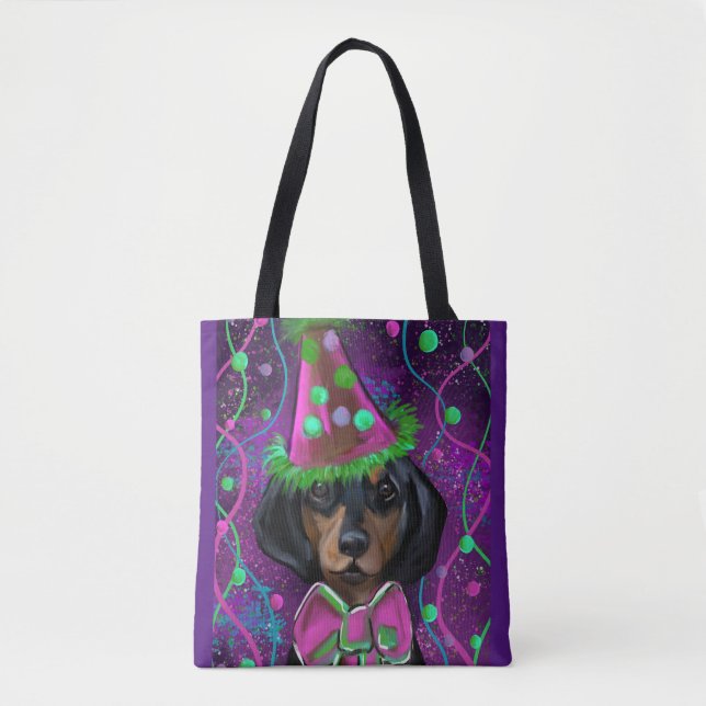 Bolso De Tela Teckel (Anverso)