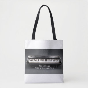 Bolso De Tela Teclado piano personalizado