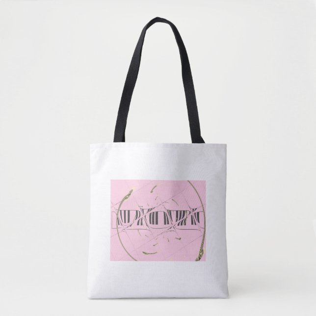 Bolso De Tela Teclado Trémolo (Anverso)