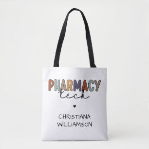 Bolso De Tela Técnico de Farmacia Personalizado Técnico de Farma