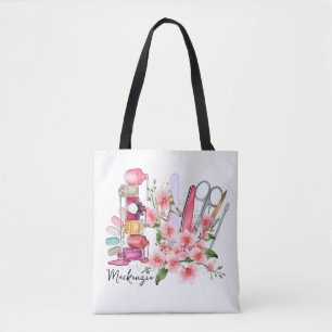 Bolso De Tela Técnico de Uñas Personalizado