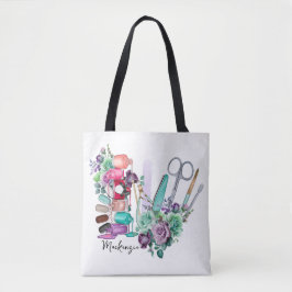 Bolso De Tela Técnico de Uñas Personalizado