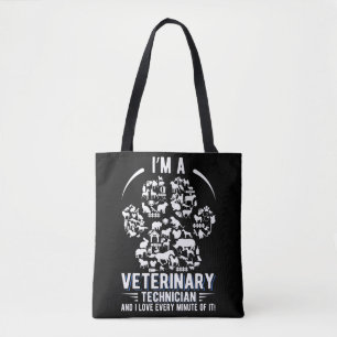 Bolso De Tela Técnico Veterinario de Reconocimiento Tecnológico 