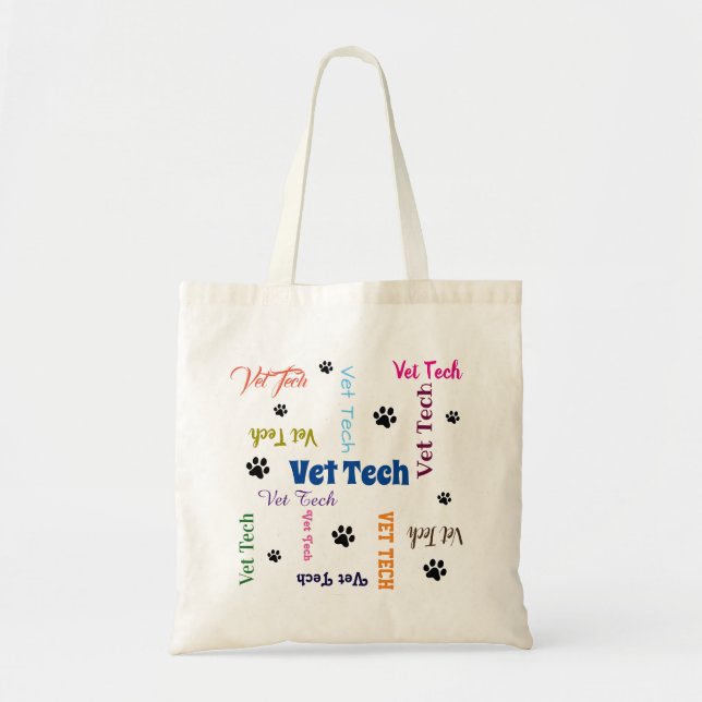 Bolso De Tela Tecnología del veterinario (Frente)