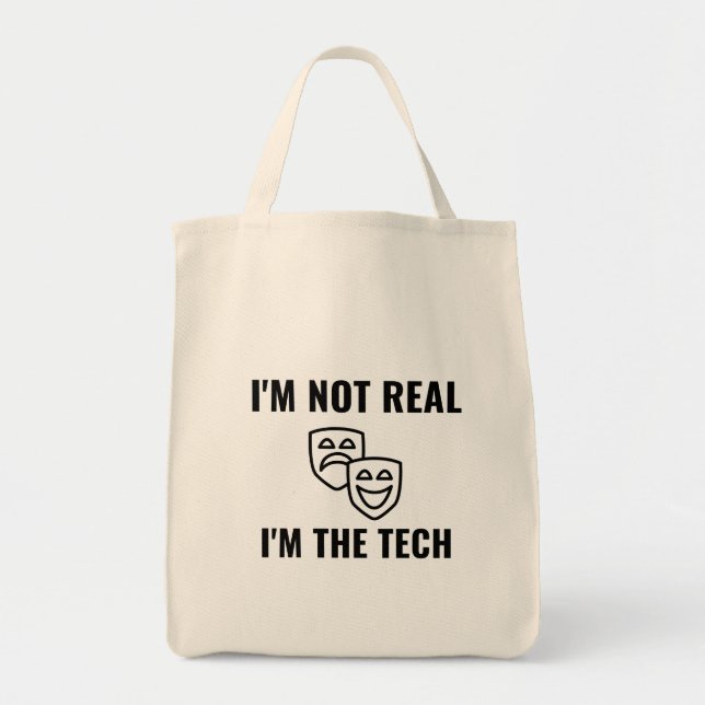 Bolso De Tela Tecnología real (Frente)