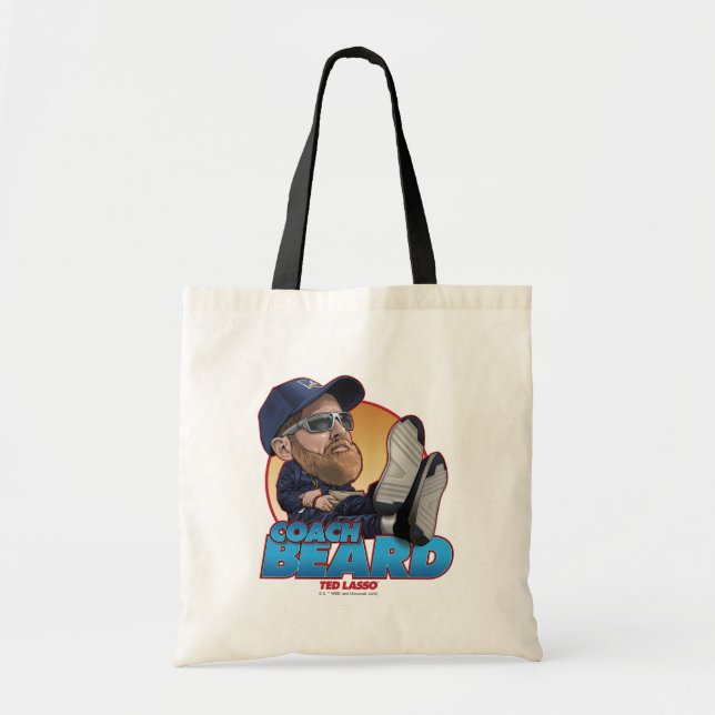 Bolso De Tela Ted Lasso | Coach Beard Bobblehead (Frente)