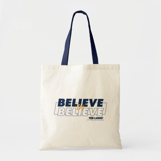 Bolso De Tela Ted Lasso | Creer en Believe (Frente)