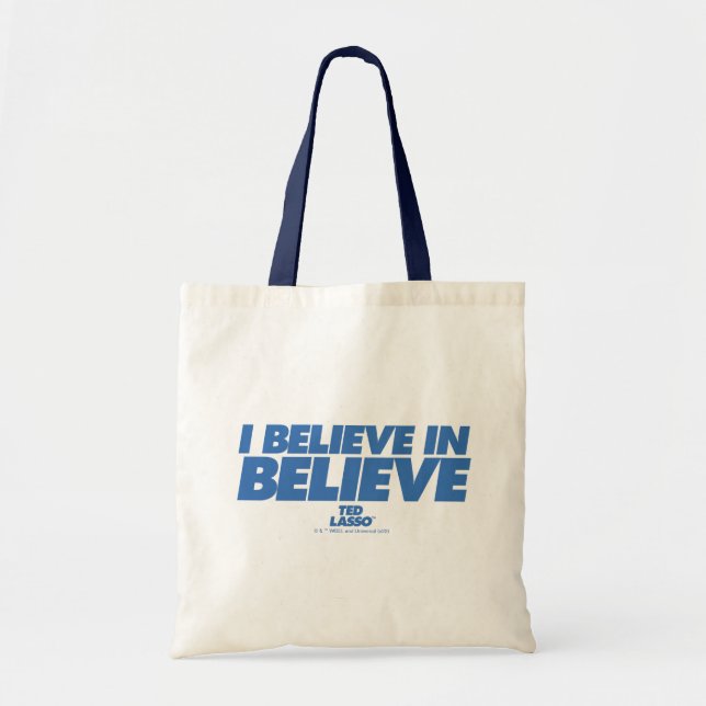 Bolso De Tela Ted Lasso | Creo en Believe (Frente)