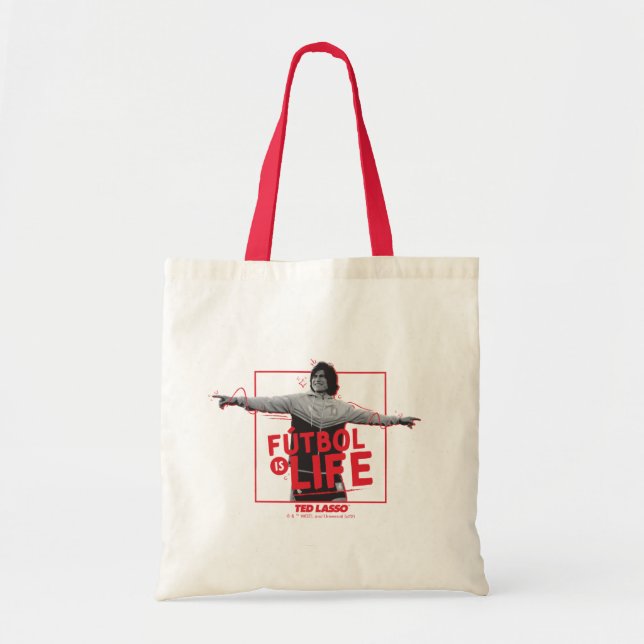 Bolso De Tela Ted Lasso | Dani Rojas Fútbol es Vida (Frente)