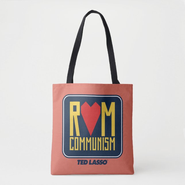 Bolso De Tela Ted Lasso | Gráfico del Comunismo Rom (Anverso)