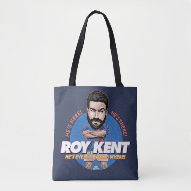 Bolso De Tela Ted Lasso | Roy Kent Bobblehead (Anverso)