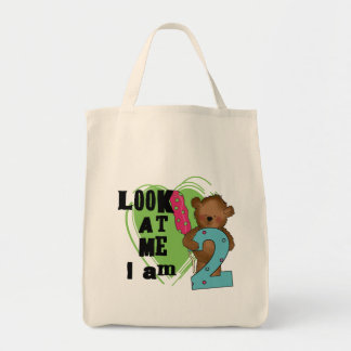 Bolso De Tela Teddy Bear Tengo 2 camisetas de cumpleaños y regal