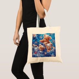 Bolso De Tela Teddy Bears Digital Art