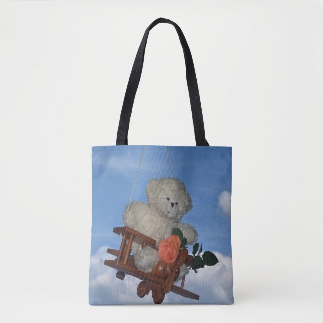 Bolso De Tela Teddy en viajes (Anverso)