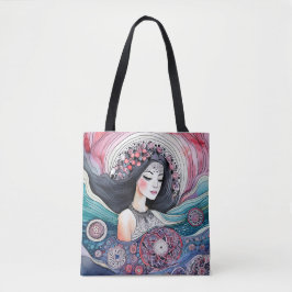Bolso De Tela Tee de imagen de las mujeres del mar