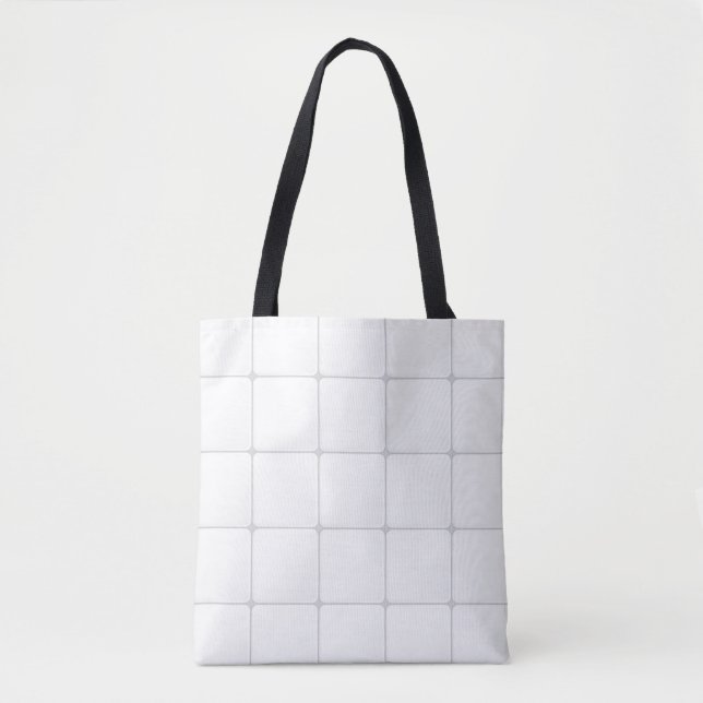 Bolso De Tela Teja blanca (Anverso)