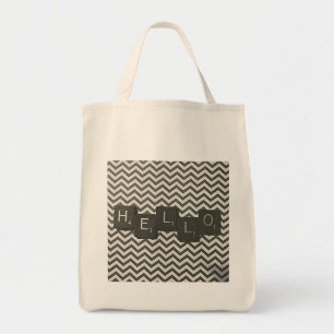 Bolso De Tela Tejado hola