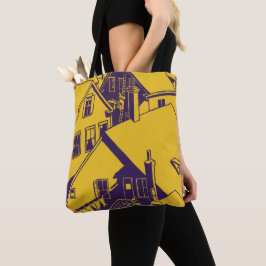 Bolso De Tela Tejados de la ciudad