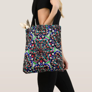 Bolso De Tela Tejas de plástico o cuero al estilo Kaleidoscope