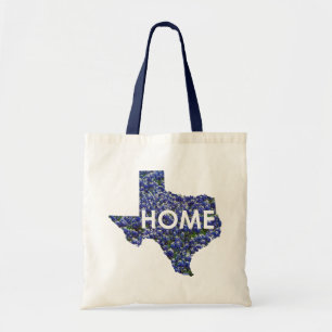 Bolso De Tela Tejas es tote casero del bluebonnet