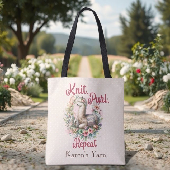 Bolso De Tela Tejer Alpaca (Discover the perfect project bags and tote bags for crafters, knitters, and crocheters! )