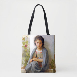 Bolso De Tela Tejido chica, Bouguereau