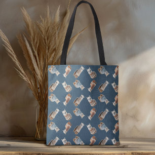 Bolso De Tela Tejido de alpacas con patrón de suéteres