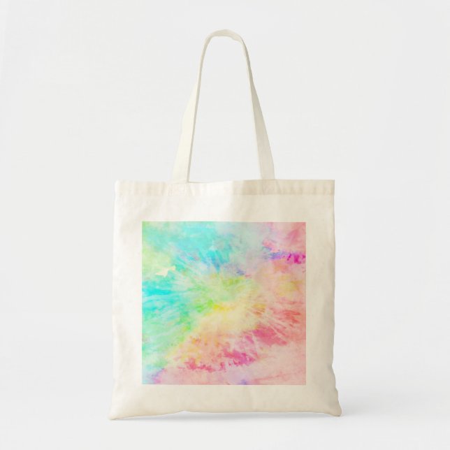 Bolso De Tela Tejido de arcoiris (Frente)