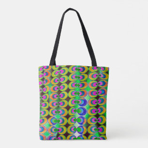 Bolso De Tela Tejido de arte pop