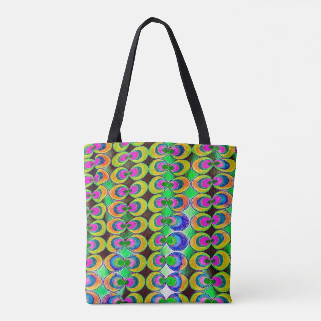 Bolso De Tela Tejido de arte pop (Reverso)