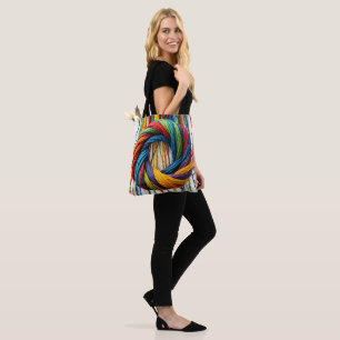 Bolso De Tela Tejido de unidad