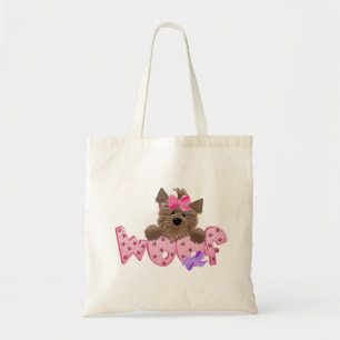 Bolso De Tela Tejido del perro de Yorkie