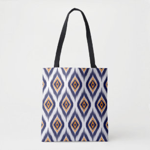 Bolso De Tela Tejido textil de tipo Ikat mamáes de motivos triba