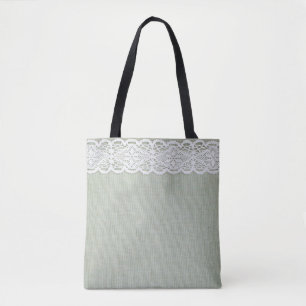 Bolso De Tela Tejido textil y encaje 