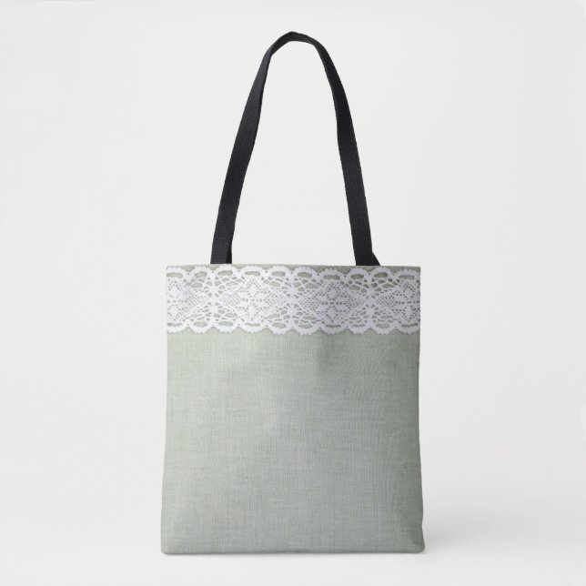 Bolso De Tela Tejido textil y encaje  (Anverso)