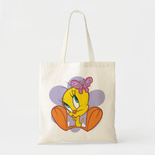 Bolso De Tela Tejido y mariposa