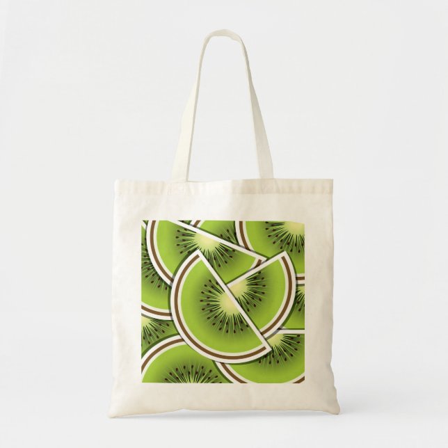 Bolso De Tela Tejidos de fruta kiwi funky (Frente)
