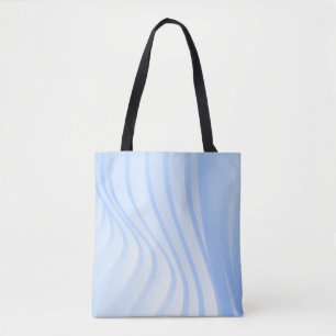 Bolso De Tela Tejidos de rayas azules y blancas