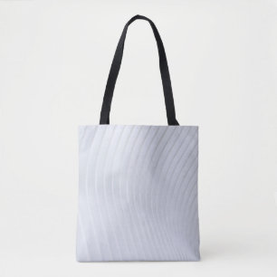 Bolso De Tela Tejidos de rayas blancas y grises