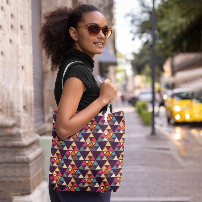 Bolso De Tela Tejidos triangulares modernos (Subido por el creador)