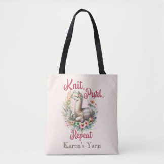 Bolso De Tela Tejiendo la Alpaca