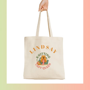 Bolso De Tela Tejiendo Reina Capy - Carpincho