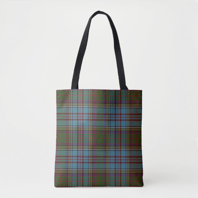 Bolso De Tela Tela escocesa de tartán escocesa de Anderson del (Anverso)