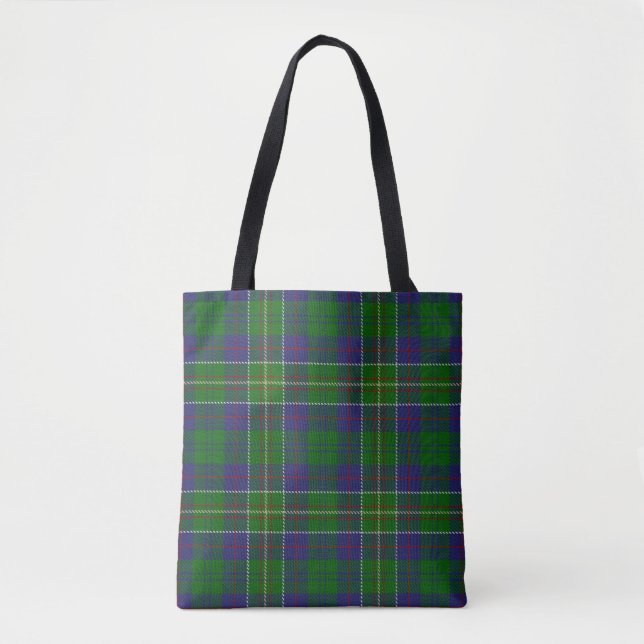 Bolso De Tela Tela escocesa de tartán escocesa del cazador del (Anverso)