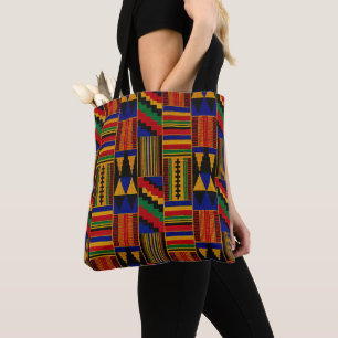 Bolso De Tela Tela Kente de estilo africano
