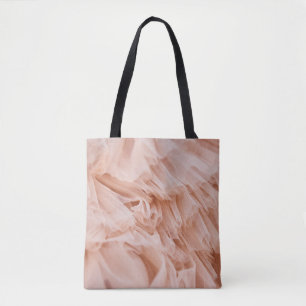 Bolso De Tela Tela Rosa Pastel: Texturas Elegantes.