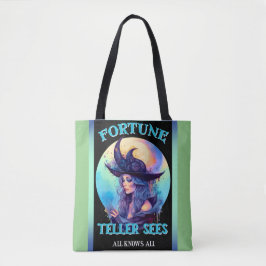 Bolso De Tela Teléster azul de fortuna _ Halloween