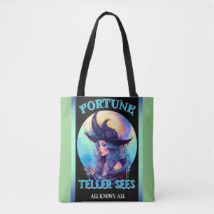 Bolso De Tela Teléster azul de fortuna _ Halloween