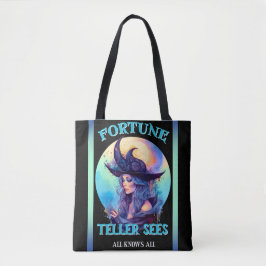 Bolso De Tela Teléster azul de fortuna _ Halloween