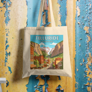Bolso De Tela Telluride Vintage Colorado